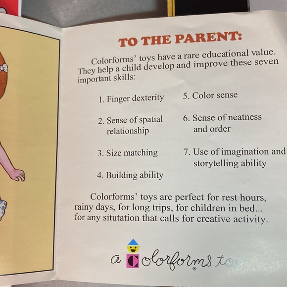 2017 Holly Hobbie Colorforms Dress Up Set - Picture 7 of 9